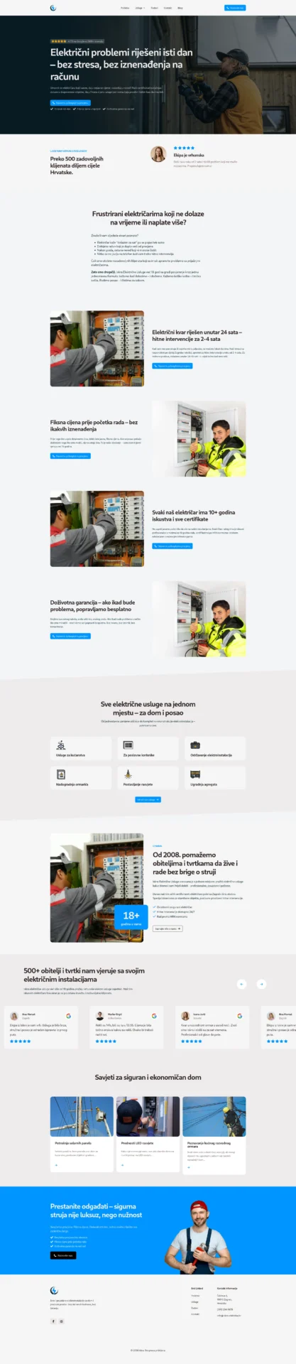 Električar - Template
