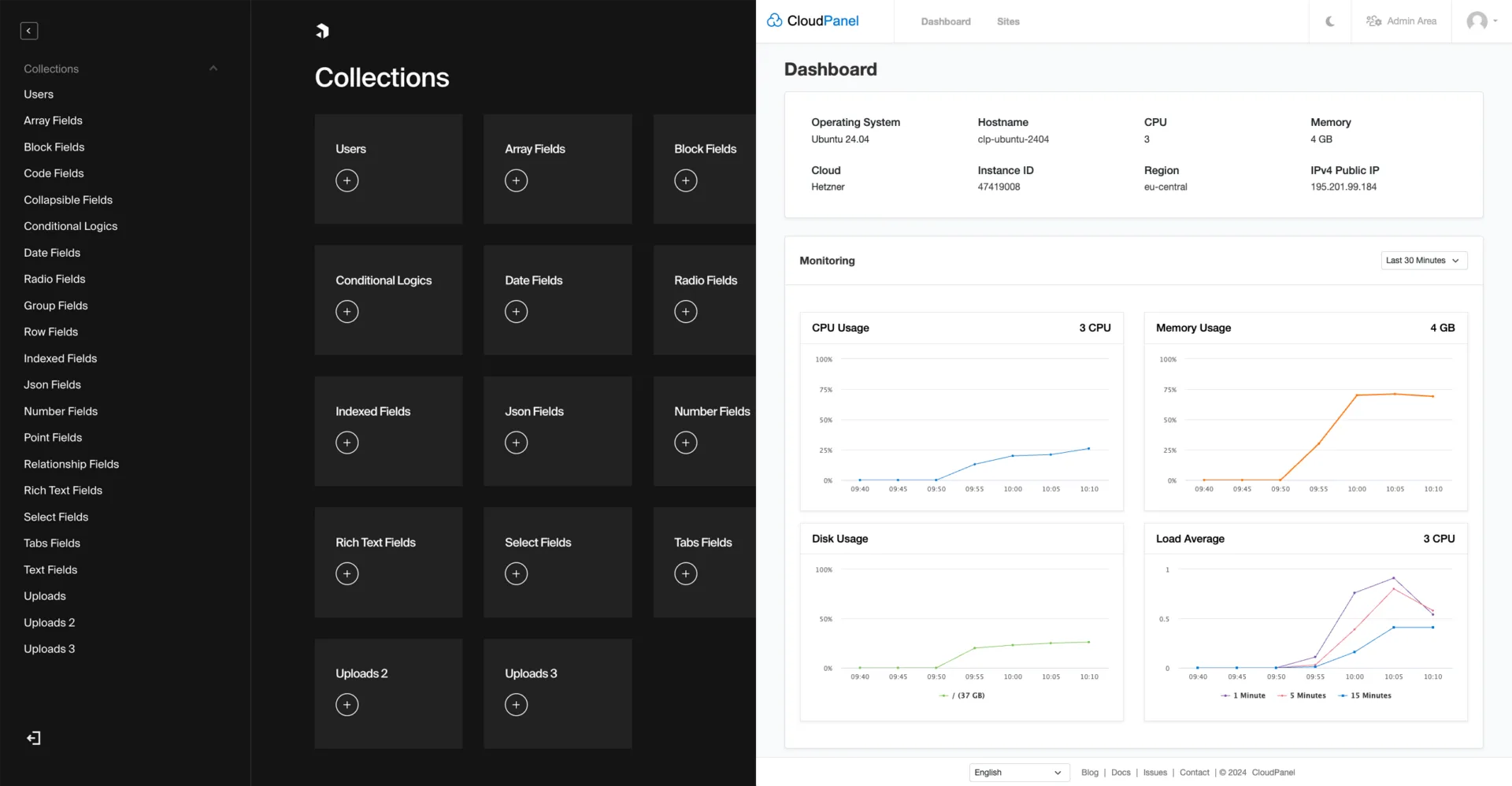 Cloudpanel Payload hero image